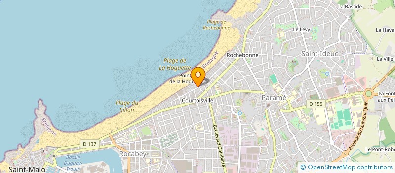 localisation de l'entreprise MADAME ROSABELLE QUINTON  SAINT-MALO