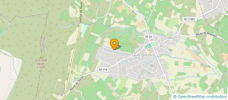 localisation de l'entreprise MADAME ROSALBA CACCIATORE  SAINT-DREZERY