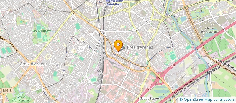 localisation de l'entreprise MADAME ROSALEEN MCCARTY à MONTPELLIER