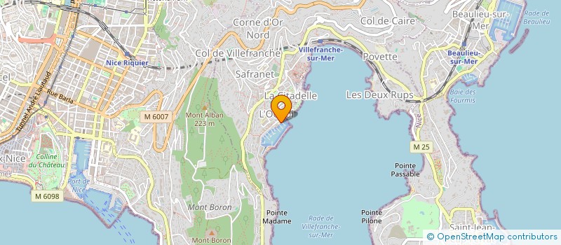 localisation de l'entreprise MADAME ROSALEEN TRAVERS à VILLEFRANCHE SUR MER