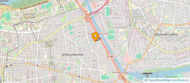 localisation de l'entreprise MADAME ROSALIA PASTORE  VILLEURBANNE