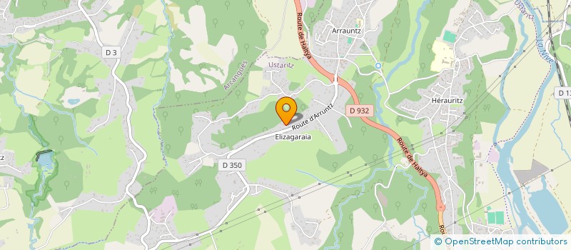 localisation de l'entreprise MADAME ROSALIE BIDEGAIN  LARRESSORE