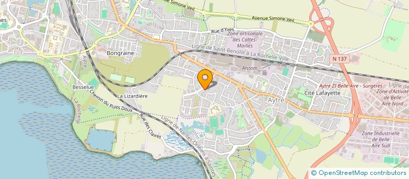 localisation de l'entreprise MADAME ROSALIE CAILLON  AYTRE