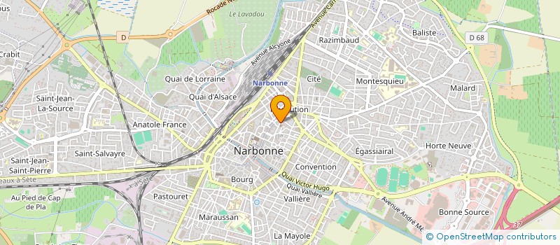 localisation de l'entreprise MADAME ROSALIE CAUDAN à NARBONNE