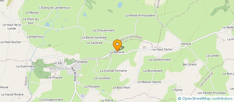 localisation de l'entreprise MADAME ROSALIE COLIN à MONTAUTOUR
