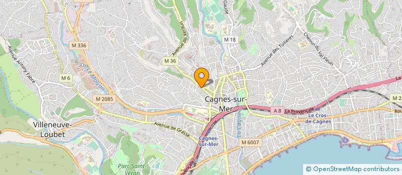 localisation de l'entreprise MADAME ROSALIE CONDURSO à CAGNES-SUR-MER