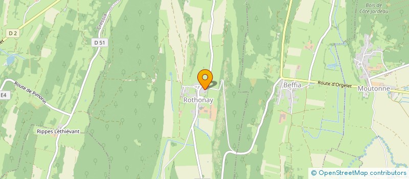 localisation de l'entreprise MADAME ROSALIE CONROY  ROTHONAY