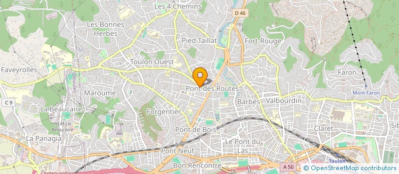 localisation de l'entreprise MADAME ROSALIE CORTES  TOULON