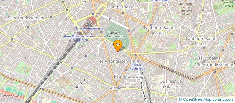 localisation de l'entreprise MADAME ROSALIE DESHAYES à PARIS