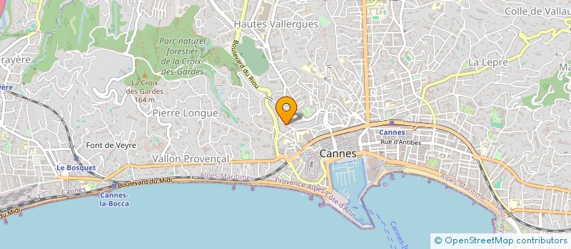 localisation de l'entreprise MADAME ROSALIE DIOH à CANNES