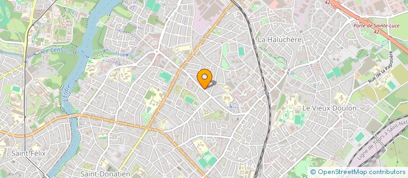 localisation de l'entreprise MADAME ROSALIE DUMONT à NANTES