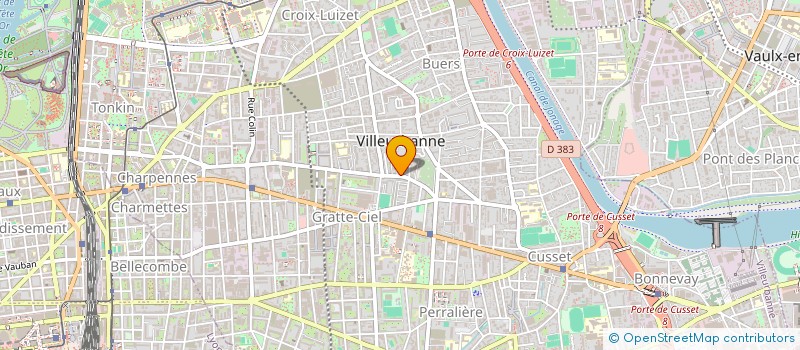 localisation de l'entreprise MADAME ROSALIE EDOA  VILLEURBANNE