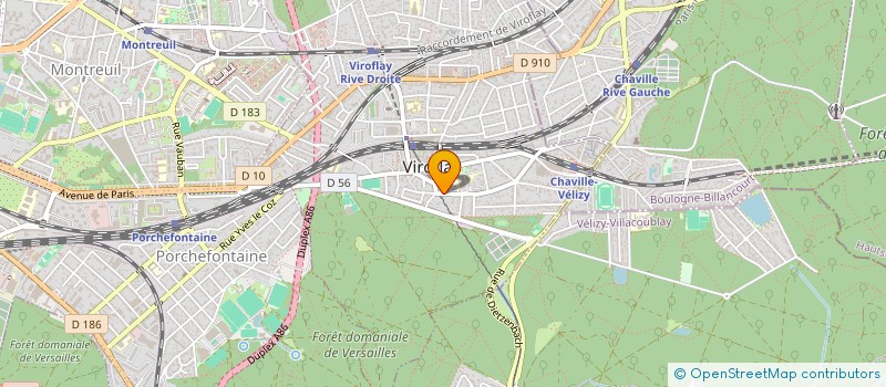 localisation de l'entreprise MADAME ROSALIE FAURE  VIROFLAY