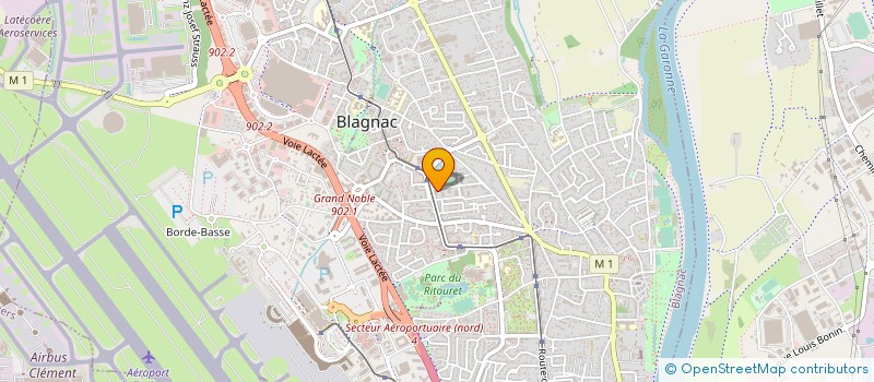 localisation de l'entreprise MADAME ROSALIE FERNANDEZ  BLAGNAC