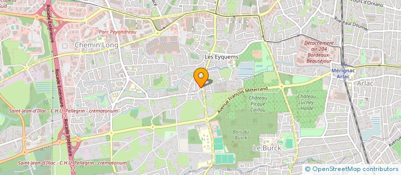 localisation de l'entreprise MADAME ROSALIE GARNIER  MERIGNAC