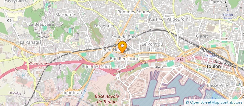 localisation de l'entreprise MADAME ROSALIE INDERCHIT  TOULON