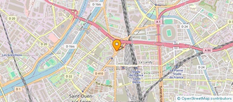 localisation de l'entreprise MADAME ROSALIE LE MOUEL  SAINT-DENIS