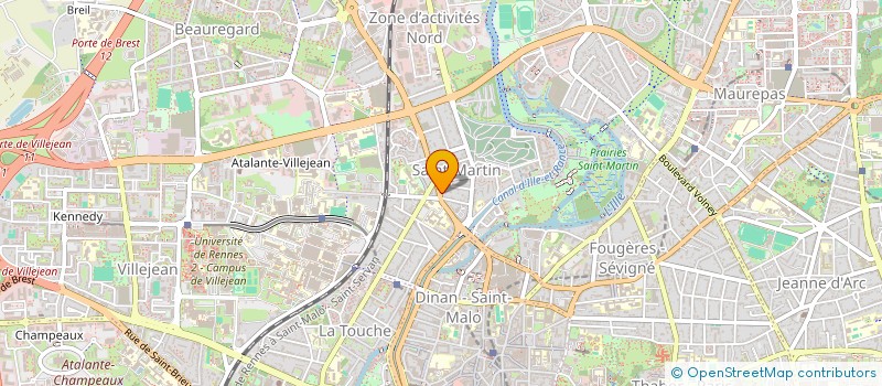 localisation de l'entreprise MADAME ROSALIE MAILLARD à RENNES
