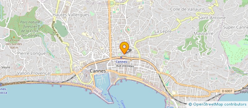 localisation de l'entreprise MADAME ROSALIE MARCHAND à CANNES