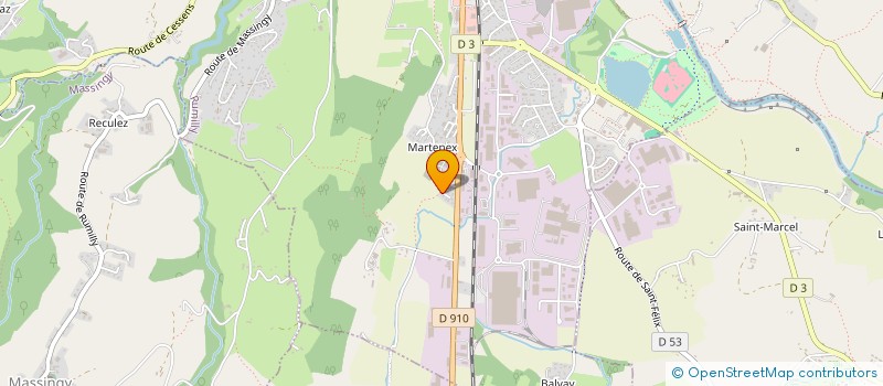 localisation de l'entreprise MADAME ROSALIE MARROBIO  RUMILLY