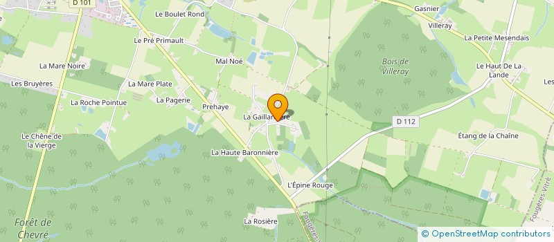 localisation de l'entreprise MADAME ROSALIE PINSARD à LA BOUEXIERE