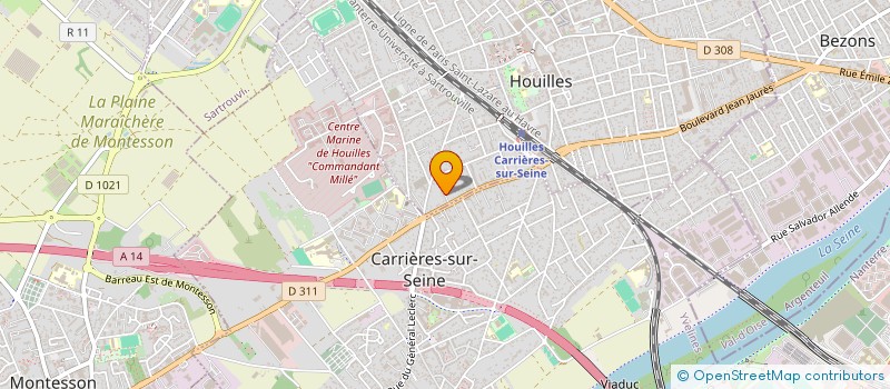 localisation de l'entreprise MADAME ROSALIE PINTO  HOUILLES