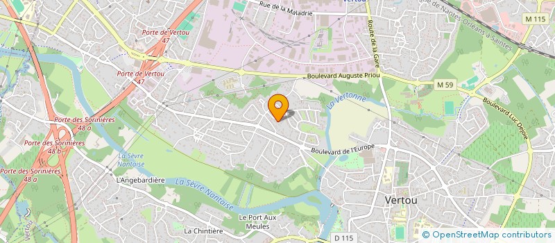 localisation de l'entreprise MADAME ROSALIE VIALARD à VERTOU