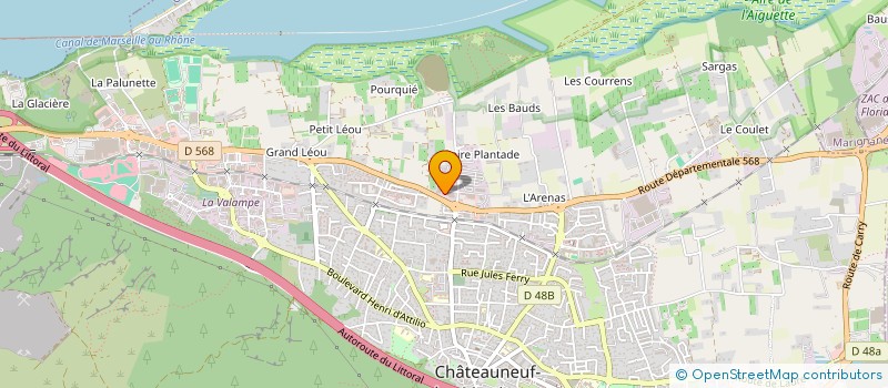 localisation de l'entreprise MADAME ROSALIE ZAPPONE  CHATEAUNEUF-LES-MARTIGUES