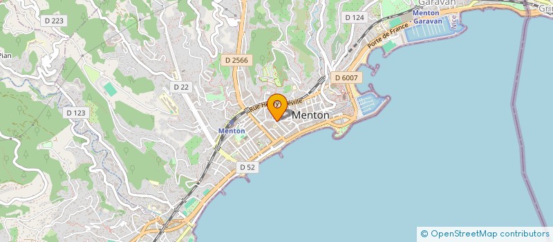 localisation de l'entreprise MADAME ROSALINA DEL PILAR URBINA SAAVEDRA à MENTON