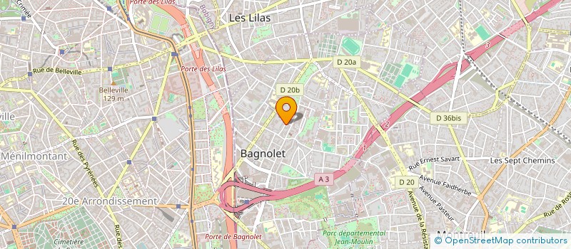 localisation de l'entreprise MADAME ROSALIND BOEHLINGER à BAGNOLET