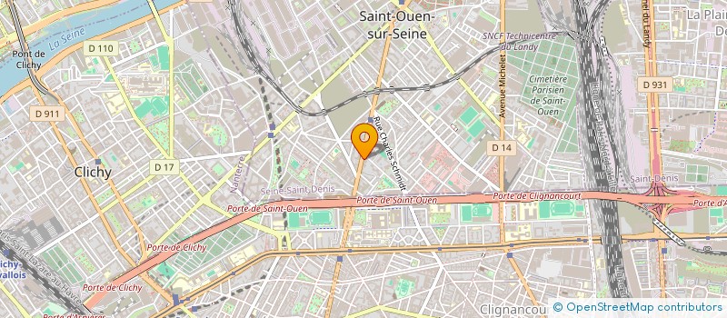 localisation de l'entreprise MADAME ROSALINDA LAVINIA STOICA à SAINT-OUEN-SUR-SEINE