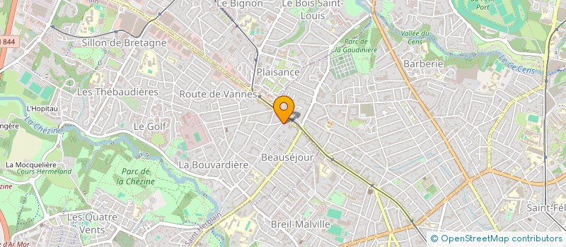localisation de l'entreprise MADAME ROSALINDE BOSSARD à SAINT-HERBLAIN
