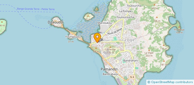 localisation de l'entreprise MADAME ROSALINE AHAMADI à DZAOUDZI