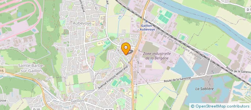 localisation de l'entreprise MADAME ROSALYNE NAYAGOM  LE VAL D'HAZEY