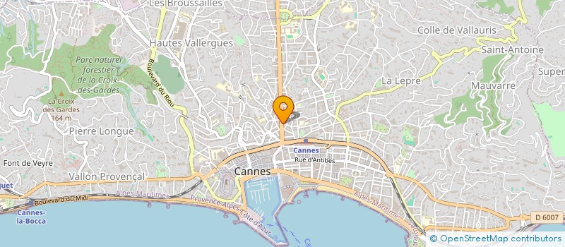 localisation de l'entreprise MADAME ROSAMARIA PENNA à CANNES
