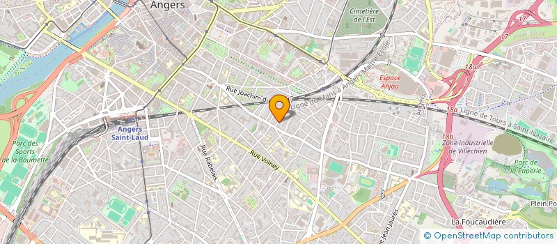 localisation de l'entreprise MADAME ROSAMEE VELLA à ANGERS