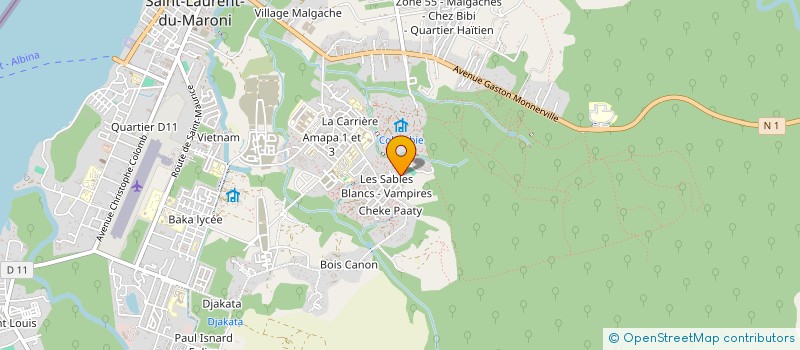localisation de l'entreprise MADAME ROSANA ANOESA à SAINT-LAURENT-DU-MARONI