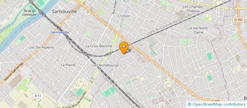 localisation de l'entreprise MADAME ROSANA DA CONCEICAO PINHEIRO  SARTROUVILLE