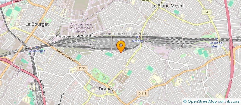 localisation de l'entreprise MADAME ROSANA DE SOUZA MATOS  DRANCY