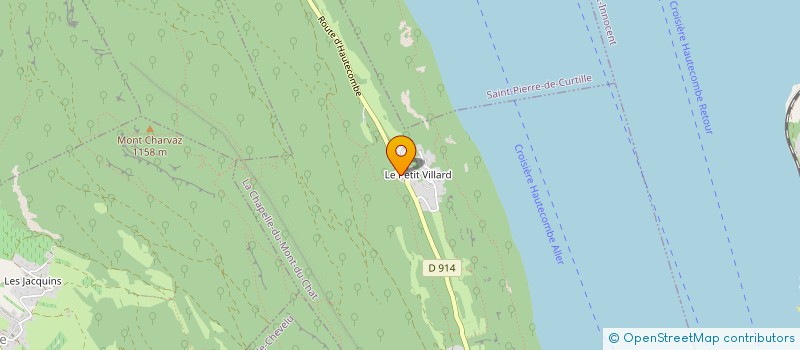 localisation de l'entreprise MADAME ROSANE FAYET  LA CHAPELLE-DU-MONT-DU-CHAT