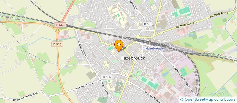 localisation de l'entreprise MADAME ROSANE LECOCQ à HAZEBROUCK