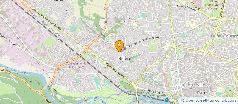 localisation de l'entreprise MADAME ROSANE SUHAS  BILLERE