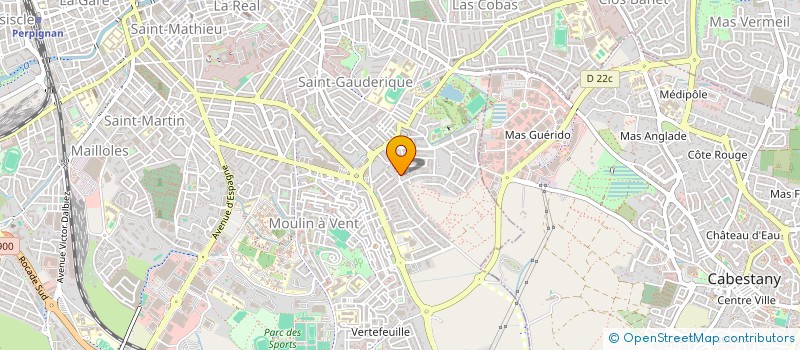 localisation de l'entreprise MADAME ROSANGE LEMOYNE  PERPIGNAN