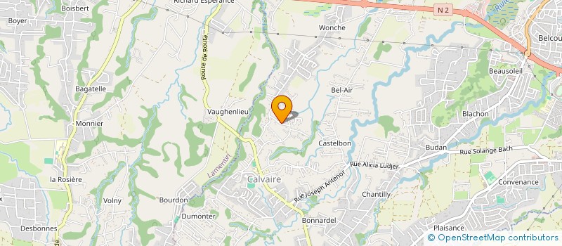 localisation de l'entreprise MADAME ROSANGE SAHAI  BAIE-MAHAULT