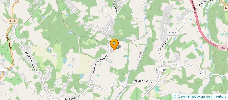 localisation de l'entreprise MADAME ROSANGEL BUZIO  AUBIAC