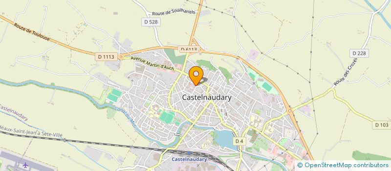 localisation de l'entreprise MADAME ROSANGELA DA SILVA SALVADOR  CASTELNAUDARY