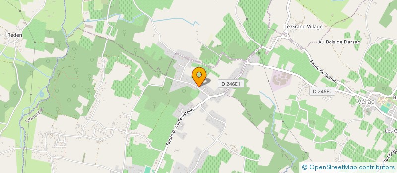 localisation de l'entreprise MADAME ROSANGELICA RODRIGUES CALDERON  LA LANDE-DE-FRONSAC