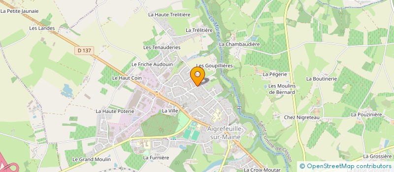 localisation de l'entreprise MADAME ROSANN PHILLIPS à AIGREFEUILLE-SUR-MAINE