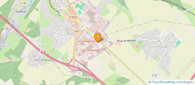 localisation de l'entreprise MADAME ROSANNA AGEEB SALIB  ROUMARE