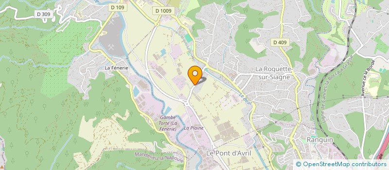 localisation de l'entreprise MADAME ROSANNA BERTH à LA ROQUETTE-SUR-SIAGNE